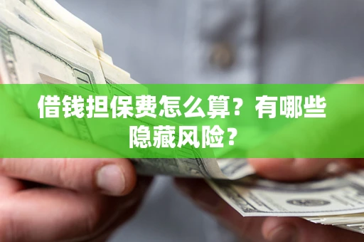 武汉借钱担保费怎么算？有哪些隐藏风险？
