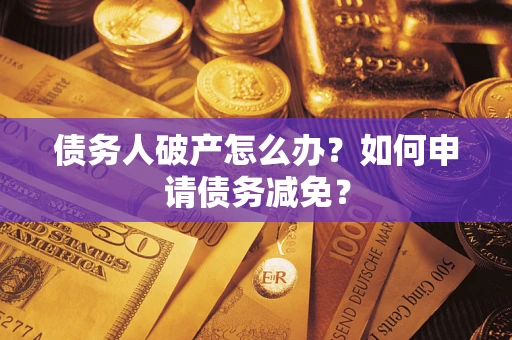 武汉债务人破产怎么办？如何申请债务减免？