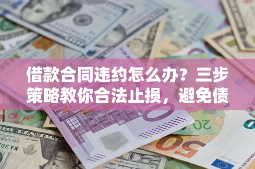 武汉借款合同违约怎么办？三步策略教你合法止损，避免债务危机升级