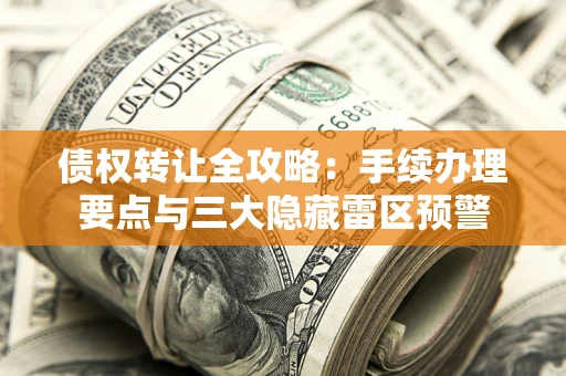 武汉债权转让全攻略：手续办理要点与三大隐藏雷区预警