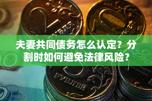 武汉夫妻共同债务怎么认定？分割时如何避免法律风险？